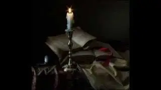Свеча горела на столе