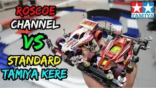 ROSCOE CHANNEL VERSUS STK (Standard Tamiya Kere) - Tamiya Mini 4WD