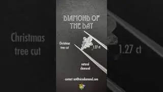 Today's #diamondoftheday is a glittering #christmastree #diamonds #unique