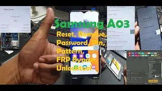 Samsung Galaxy A03│Screen Lock Removal Via Unlocktool