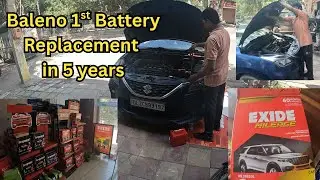 How to Replace Baleno 2020 Battery After 5 Years | Must Watch! #exidebattery #carbattery #autoride