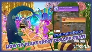 How to plant frost dragon grass | utopia origin | hybridization part 5