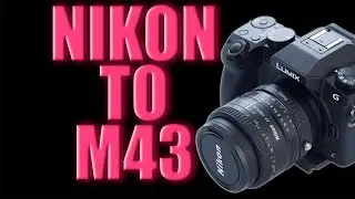 Fotasy Nikon to M43 Lens Adapter - F Mount to Micro Four Thirds