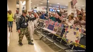 Honor Flight Chicago Arrival 5-10-2023 Midway International Airport Chicago