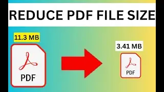 How to Compress PDF File | Reduce size of PDF file Without Distoting Quality