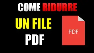 Come ridurre il peso dei file PDF