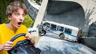 АВАРИИ НА АВТОБУСЕ В БИМКЕ ! (BEAM NG DRIVE)