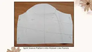 Ribbon Like Voluminous Sleeve Panels