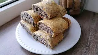 Маковый рулет за 20 минут