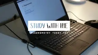 Study with Me | 1 Hr Session | Studying some Trigonometry