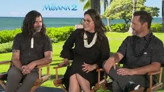 Interviewing the cast of MOANA 2 IN HAWAII