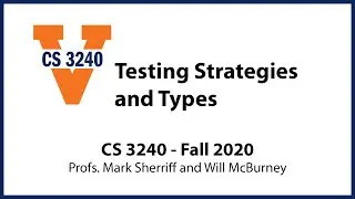 3240 Testing Strategies and Types