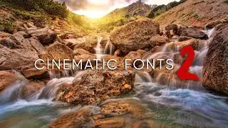 Best FREE Cinematic Fonts 2026 - Volume 2