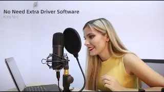 Maono USB microphone for podcasting, YouTube, game streaming, Skype, and voice over mp4