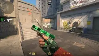 CS2 Source 2 Glock-18 Gamma Doppler Emerald | NEW MAP OVERPASS