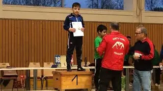 Ringen Вольный борьба 8 лет.Ясин Цакаев 1 турнир и 1 место в Германии