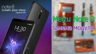 Meizu Note 8 разборка и замена дисплея модуля