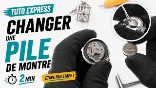 COMMENT CHANGER UNE PILE DE MONTRE QUARTZ - Tuto Facile pour Ouvrir une Montre Pendentif