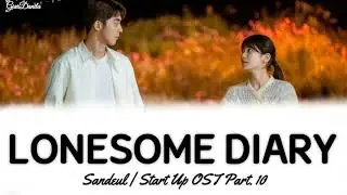 [Sub Indo] Sandeul – Lonesome Diary | Start Up OST Part. 10 Lirik