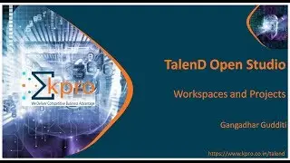 3. Getting Started with Talend Projects