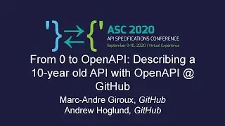From 0 to OpenAPI: Describing a 10-year old API with OpenAPI @ GitHub