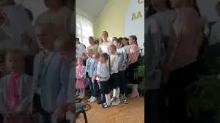 Участие детей на празднике крещения в Мариупольской церкви МСЦ ЕХБ
