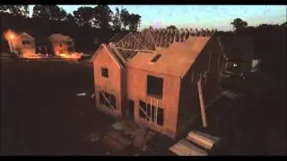 Bird's eye view before the roof DJI Phantom Professional