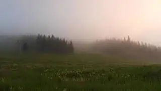 Рассвет река Чусовая