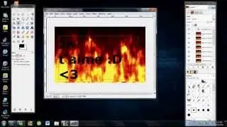 GIMP 2.6: Animated Fire text