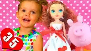 КЭТИ и СВИНКА ПЕППА теперь подруги  Katy TOYS PEPPA PIG Катя