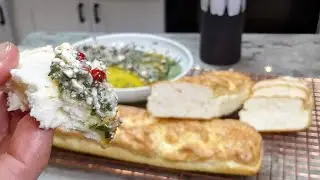 🫒The BEST Thing I've Tasted in a Long Time! 🤤 **BUTTER Baguettes & BREAD Dip** 🧈🥖 