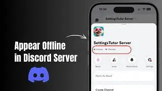 How to Appear Offline in Discord Server? 