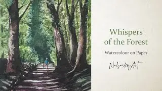 How to Paint A Forest Path in Watercolour