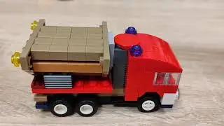 Обзор самоделки из ЛЕГО: Камаз Лесовоз