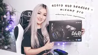 🎧 astro a40 tr headset + mixamp pro | unboxing & first impressions