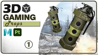 3D Flashbang Grenade Modeling Tutorial Part 1| 