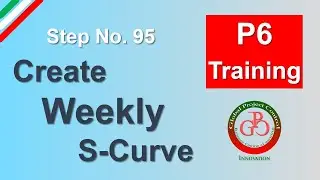 🔴 How to Create Weekly Report S-Curve in Primavera P6
