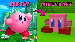 How To Build Kirby In Minecraft! (Java/Bedrock)