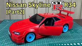 How to make Nissan Skyline GTR R34 [Part2]