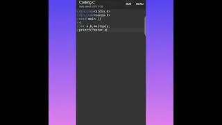 C PROGRAM FOR MULTIPLY TWO NUMBER #4