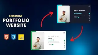 Responsive Portfolio Website Using HTML CSS & JavaScript  Part 2 - No Talking
