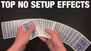 The Best 3 NO SETUP Card Tricks You Can Learn Today!
