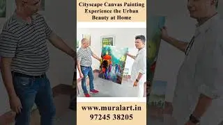 Cityscape Canvas Painting: Experience the Urban Beauty at Home | Canvas Printing | Canvas Art