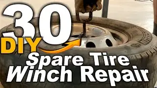 RAM PROMASTER VAN BUILD – Spare Tire Winch Repair