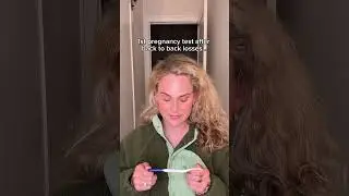 1st pregnancy test after back to back losses...