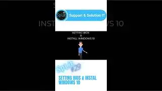 Setting Bios dan Instal Windows 10 