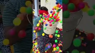 Multi Color 10,000 ping pong pour Challenge  family game all videos family Challenge