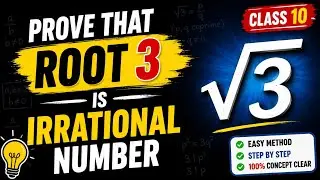 Prove that √3 is irrational number 