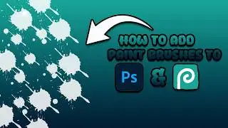 how to add paint brushes to photoshop & photopea‼️