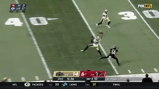 Paulson Adebo goes ONE HAND on the INT